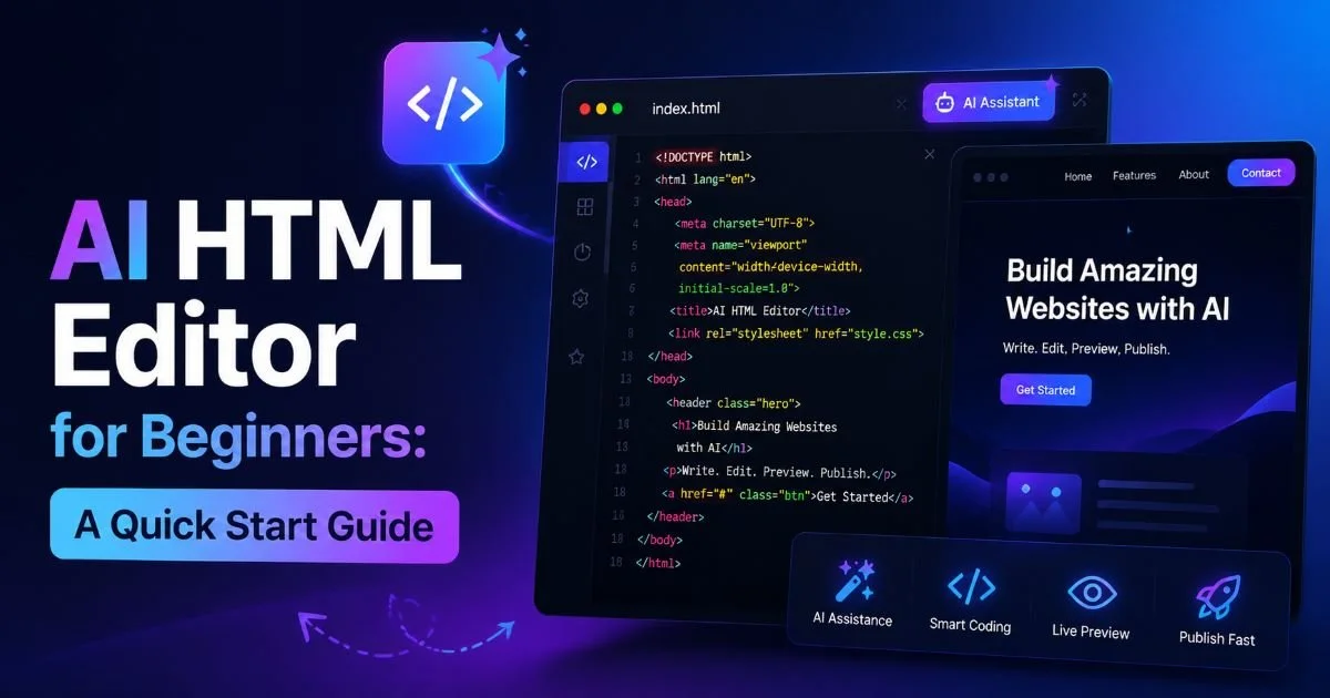 AI HTML Editor for Beginners: A Quick Start Guide