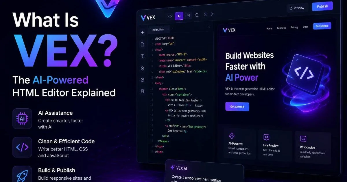 What Is VEX? The AI-Powered HTML Editor Explained