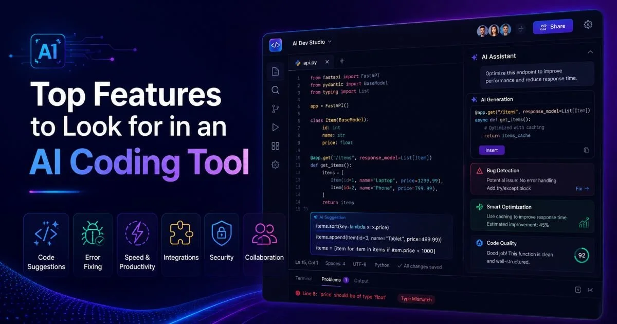 Top Features to Look for in an AI Coding Tool